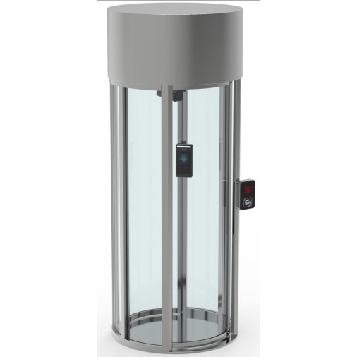 AB glass full height turnstile ZOJE-Z2009